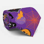 Cravate Halloween Soirée Fête tendance (Roulé)