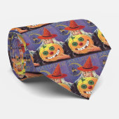 Cravate Halloween sorcière vintage (Roulé)