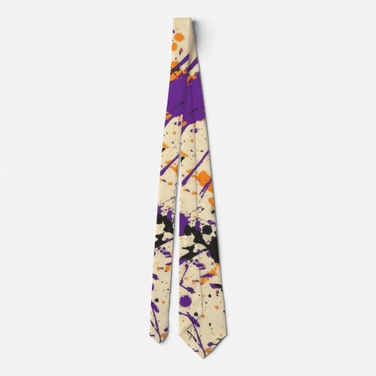 Cravate Halloween Splatter (Dos)