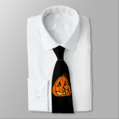 Cravate Halloween Wonky Citrouille (Attaché)