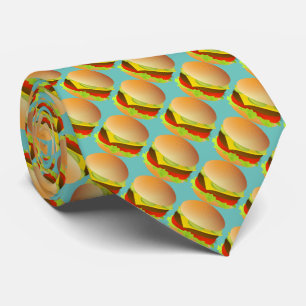 Cravate Hamburger au fromage