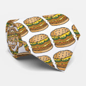 Cravate hamburger au fromage rétro (Roulé)