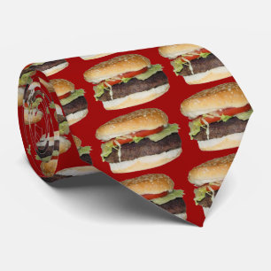 Cravate Hamburger VARIABLE d'OPUS sur le ketchup