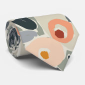 Cravate Hand-Drawn Bold Inky Floral Pattern- Sunlit Meadow (Roulé)