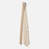 Cravate Hand Drawn Festive Winter Pattern  - Neck Tie (Dos)