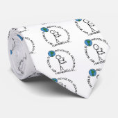 Cravate Handbells - Le Monde Révolue Autour (Roulé)