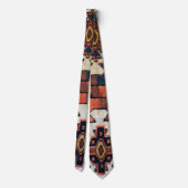 Cravate Handsome Antique Yomut Oriental Rug Design (Dos)