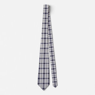 Cravate Hannay Tartan Plaid Blue Black Motif