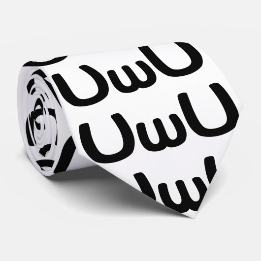 Cravate Happy Anime Face Emoticon (Roulé)