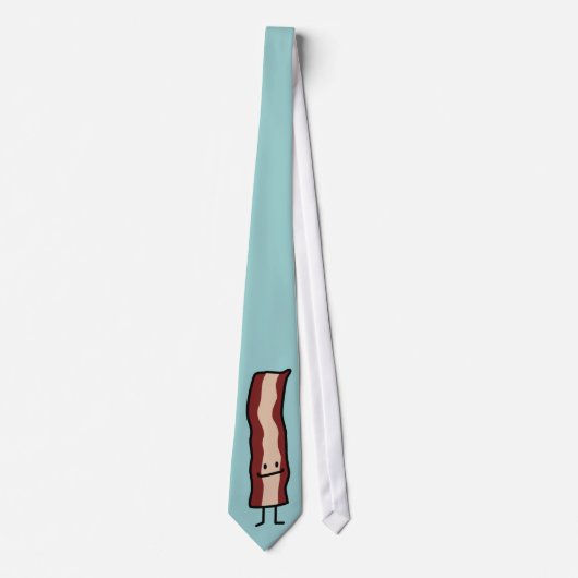 Cravate Happy Bacon Smirk Classic Design (Devant)