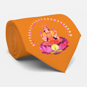 Cravate Happy Diwali - Deepalavi Lakshmi Goddess 1