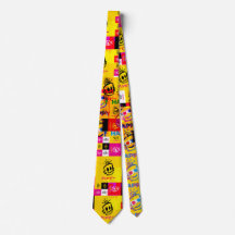 HAPPY Glitch Neck Tie