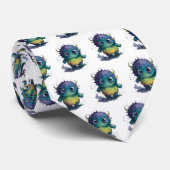Cravate Happy Halloween Monster Design (Roulé)