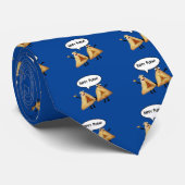 Cravate Happy Purim Cute Smiling Hamentaschen Cartoon (Roulé)