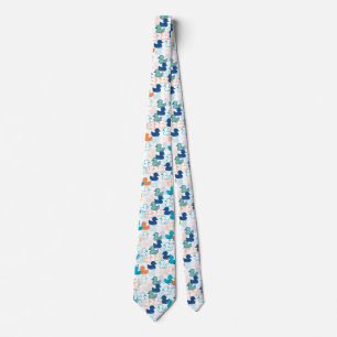 Cravate Happy Swimming a Paddling of Ducks Pattern III