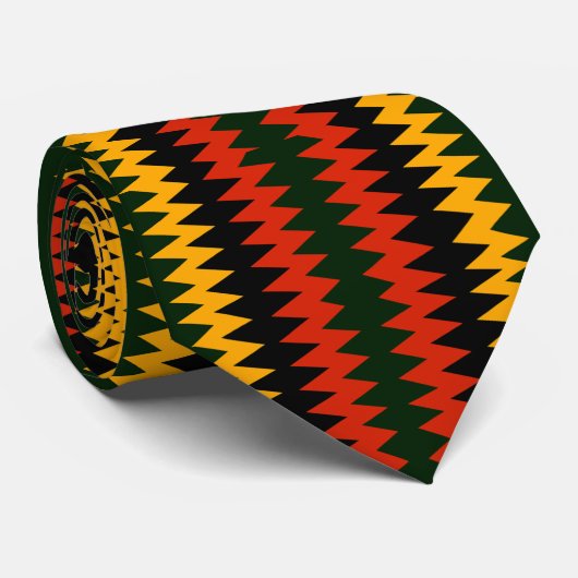 Cravate Harambe Afrocentric Print (Roulé)