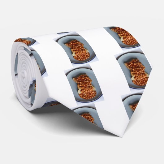 Cravate Haricots britanniques sur le cadeau de (Roulé)