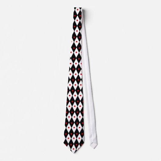 Cravate Harlequin and Red Dots 2 tie (Devant)