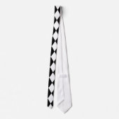 Cravate Harlequin noir et blanc (Dos)
