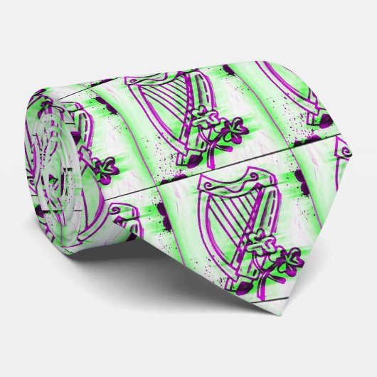 Cravate Harpe irlandaise (Roulé)