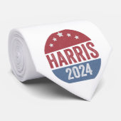Cravate Harris Pour Président Élections Démocrates América (Roulé)