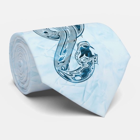 Cravate Harry Potter | Aguamenti Dark Mark Graphic (Roulé)