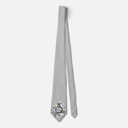 Cravate Harry Potter | Geometric Deathly Hallows (Devant)