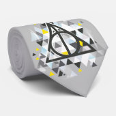 Cravate Harry Potter | Geometric Deathly Hallows (Roulé)