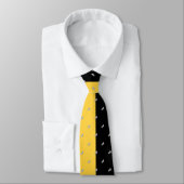 Cravate Harry Potter | HUFFLEPUFF™ Caractéristiques graphi (Attaché)