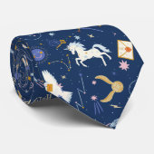 Cravate HARRY POTTER™ Motif icône du solstice d'été (Roulé)