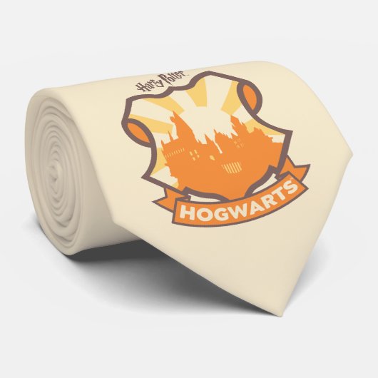 Cravate HARRY POTTER™ | Summer Magic HOGWARTS™ Crest (Roulé)