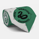 Cravate Harry Potter | Traits de la maison SLYTHERIN™ Grap (Roulé)