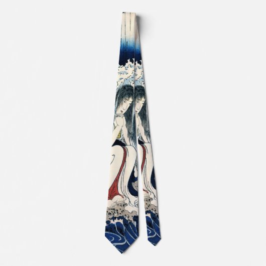 Cravate Hatsuhana sous la cascade de Tonosawa Kuniyoshi Fi (Devant)