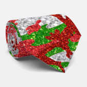 Cravate Haus De Camo Motif Silver Xmas (Roulé)