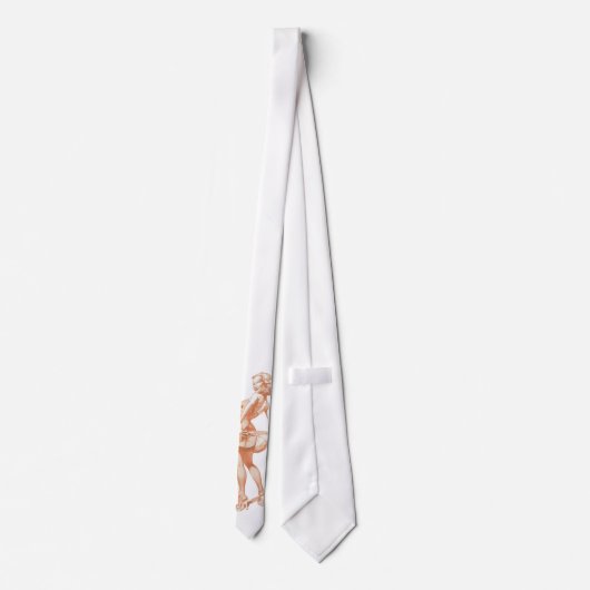 Cravate haute classique de Pin (Dos)