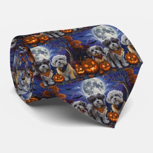 Cravate Havanais Halloween Effrayant