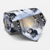 Cravate Havanais laissez-le neiger Noël (Roulé)