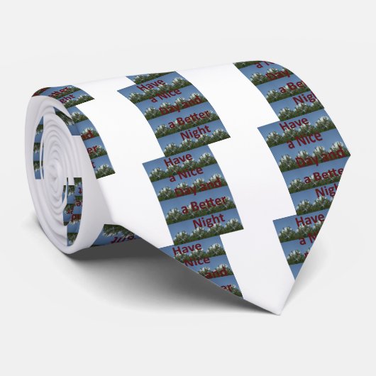 Cravate Have a nice (Roulé)