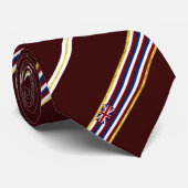 Cravate Hawaï barre le drapeau (Roulé)