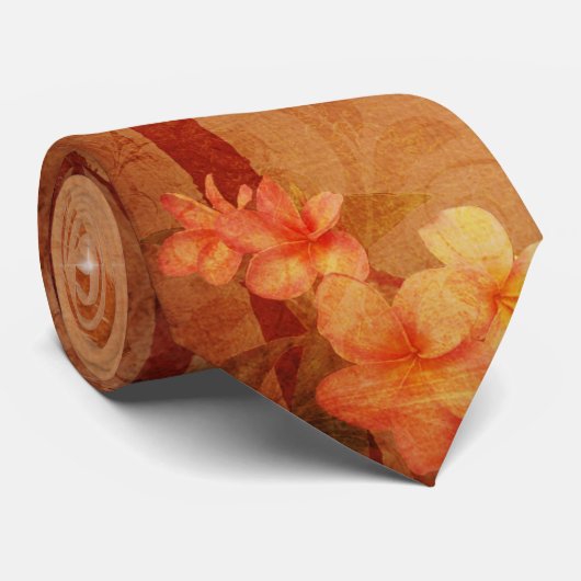 Cravate Hawaïen vintage (Roulé)