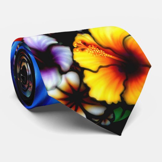 Cravate hawaïenne de style (Roulé)