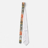 Cravate Hawaii Hula Fleur Voyage Vintage (Dos)