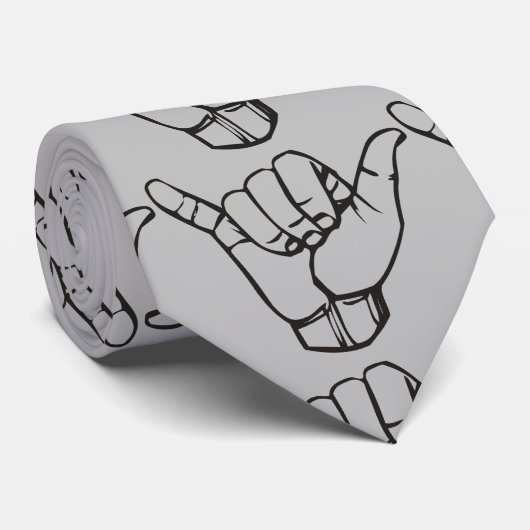 Cravate Hawaii Shaka Brah Wave Thunder_Cove (Roulé)