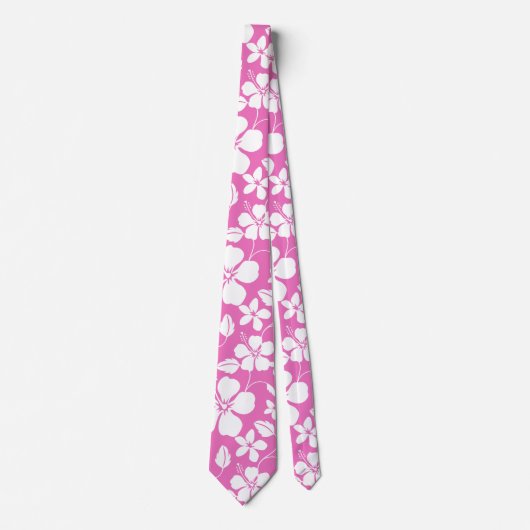 CRAVATE HAWAIIAN HULA (ROSE) (Devant)
