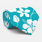 CRAVATE HAWAIIAN HULA (TURQUOISE) (Roulé)