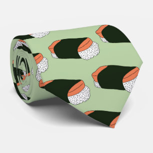 Cravate Hawaiian Musubi Spam Food Patterned