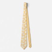 Cravate Hawaiian Palm Tree Silhouette Motif Gold ID1093 (Devant)