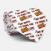 Cravate Hé Père Noël ! (Roulé)