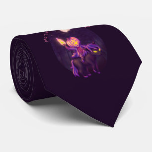 Cravate Headless Horseman Roasting Marshmallow Art