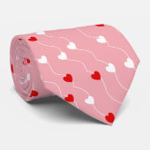 Cravate Heart on a String Pattern (Roulé)